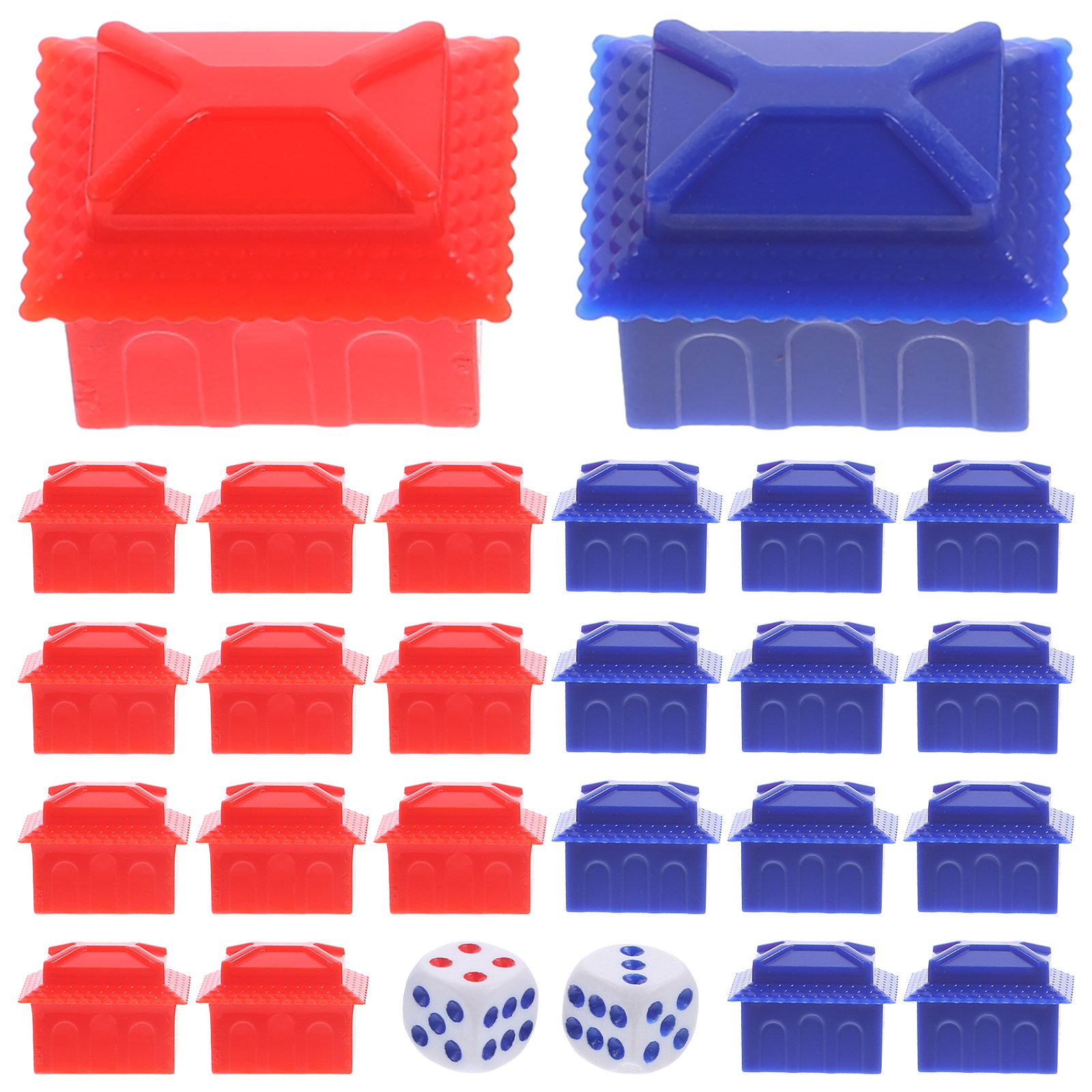 Board Game Hotel - 1Set Game Tokens House Hotel Pieces