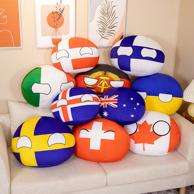 Board Game Yokohama - 20-40cm Stuffed Polandball Pillow Countryball Japan