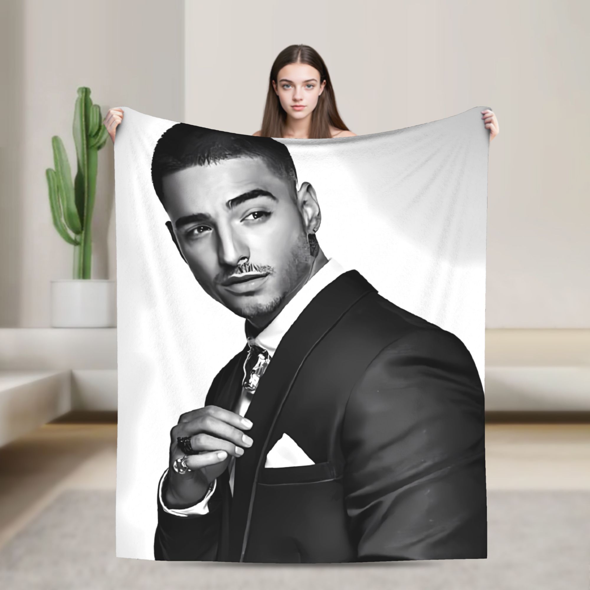 Board Game Halma - Soft Blanket Camping Maluma Rapper Printed
