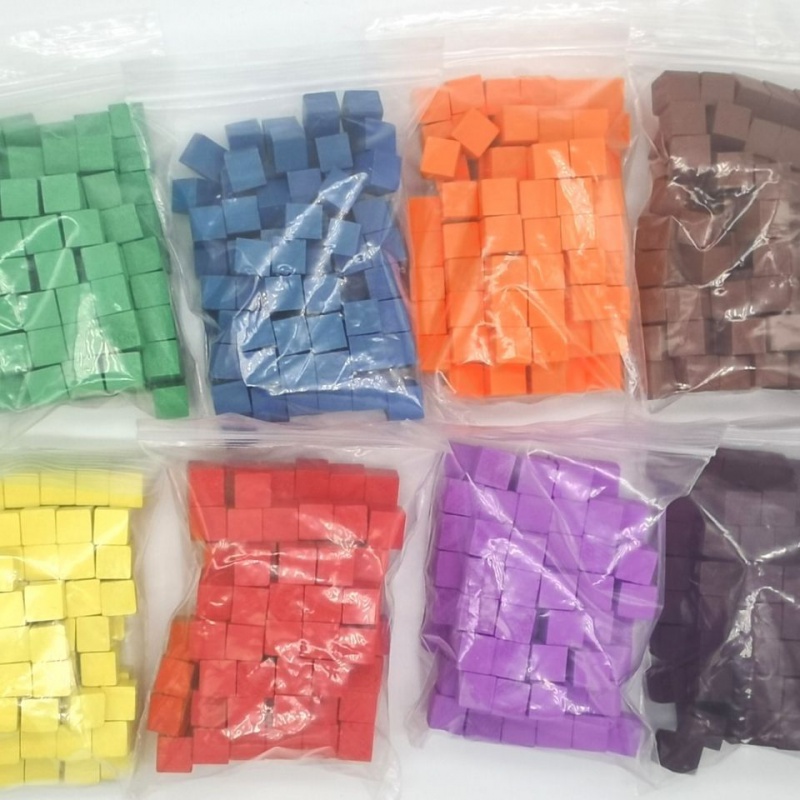 100Pcs/lots 10mm Wood Cubes Co - đánh giá và giá Board Game Verdant