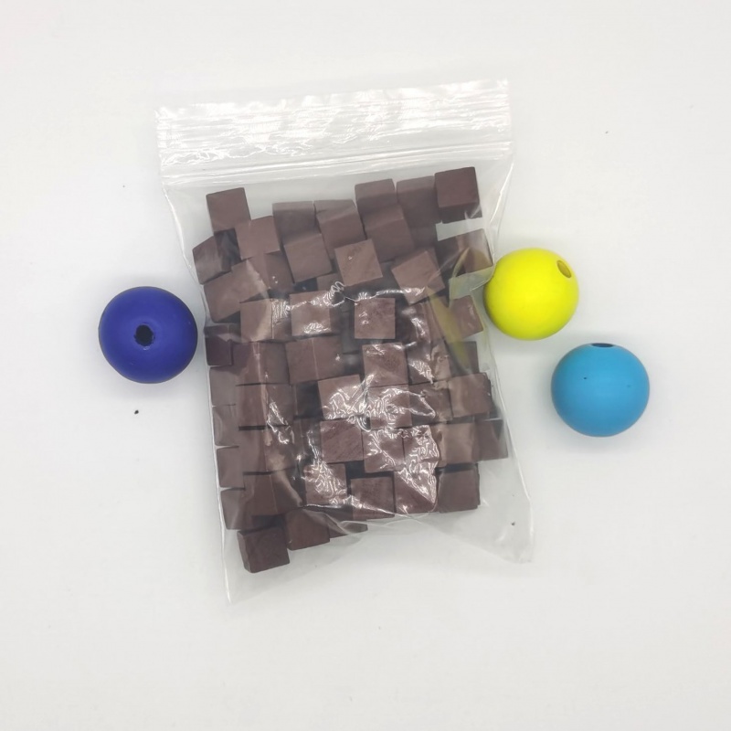 100Pcs/lots 10mm Wood Cubes Co - đánh giá và giá Board Game Verdant
