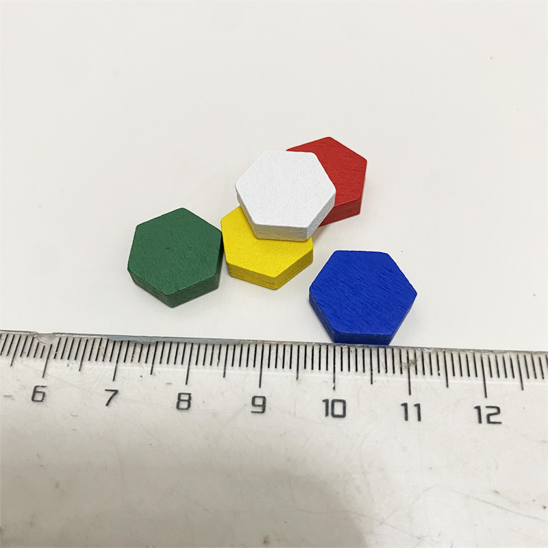 50 Pieces Wooden Hexagonal Pri - đánh giá và giá Board Game Verdant