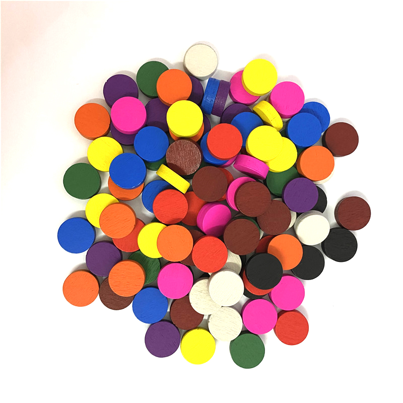 50pieces 15*5MM 11 Colors Wood - đánh giá và giá Board Game Loop