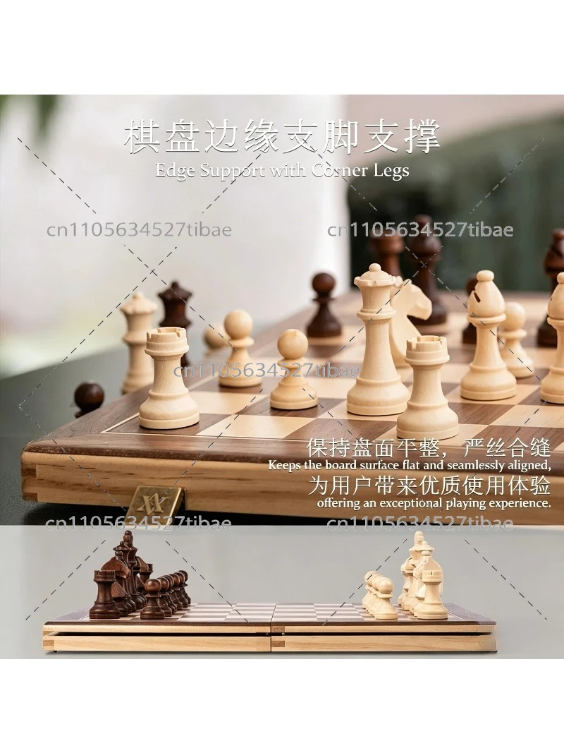 Magnetic Chess Set Solid Wood  - đánh giá và giá Board Game Hotel