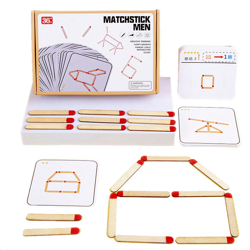 Montessori Matches Puzzles Gam - đánh giá và giá Board Game Diy