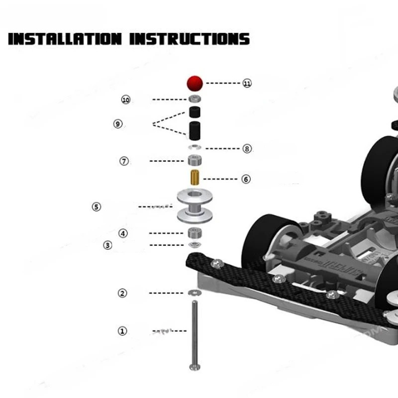 2Pcs 12-13mm Double Guide Roll - đánh giá và giá Tamiya Model Mini 4Wd