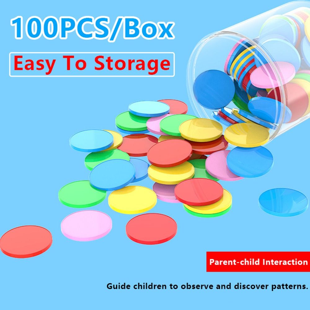 100pcs Plastic Counting Chips  - đánh giá và giá Board Game Verdant