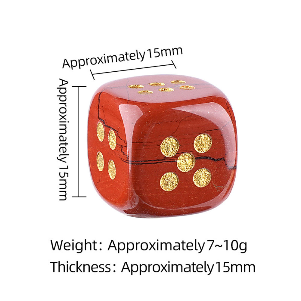 1pc Natural Stone Crystal Dice - đánh giá và giá Board Game Loop